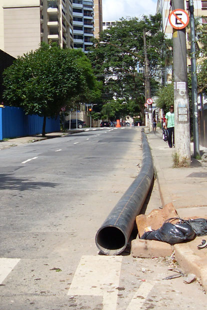 Tubulao em PAD para rede de agua da Sabesp
